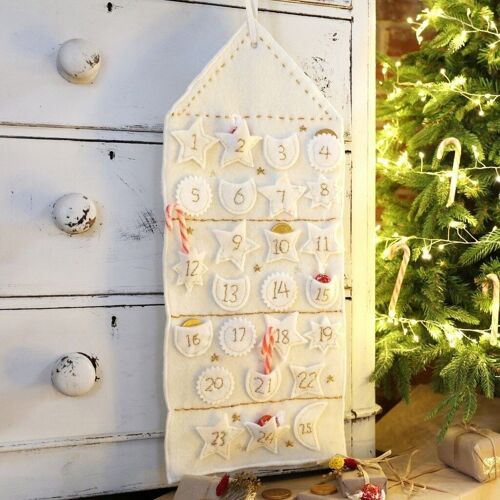 Felt House Wall Hanging Advent Calendar