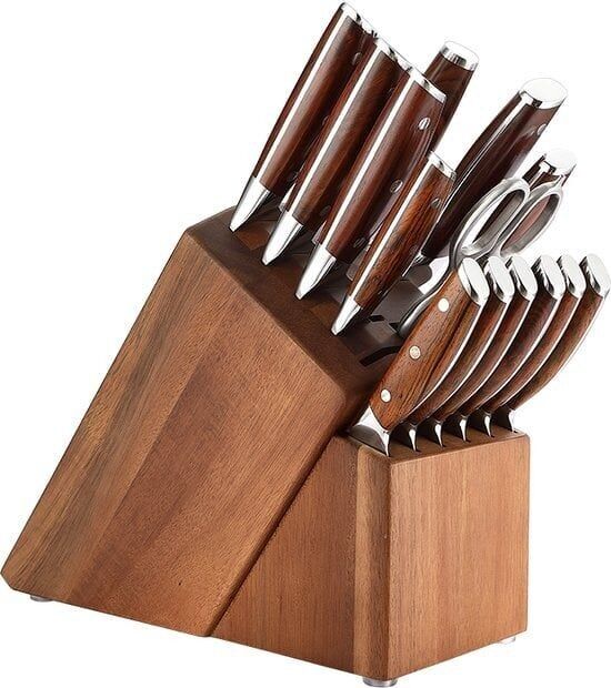 Xinzuo Damaskus 15-teiliges Set mit Block – B27 Yi-Serie