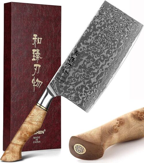 HEZHEN Damascus Hakmes - B30 Master Series