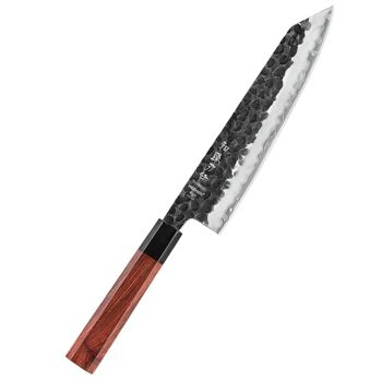 Couteau de chef en acier composite HEZHEN - Série rétro PM8S 1
