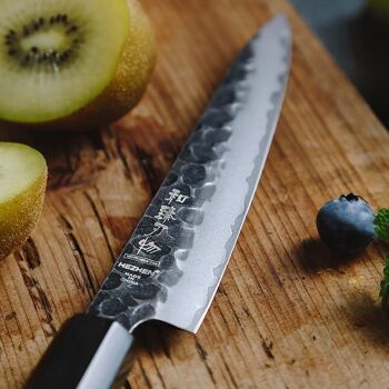 Couteau à légumes en acier composite HEZHEN - Série rétro PM8S 4