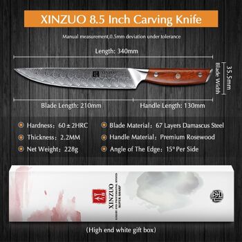 Couteau à découper - Série B27 Yi 2