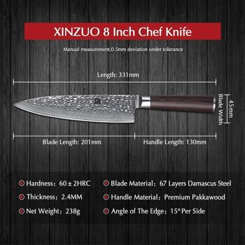 Couteau de chef - Série B1H He 9
