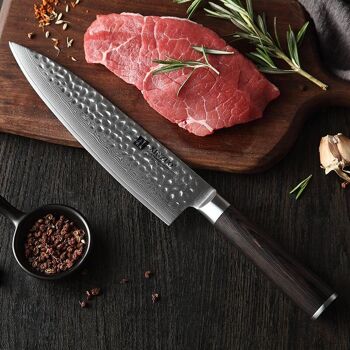 Couteau de chef Xinzuo Damas - Série B1H He 5
