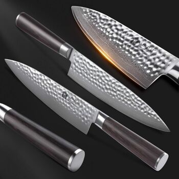 Couteau de chef Xinzuo Damas - Série B1H He 7
