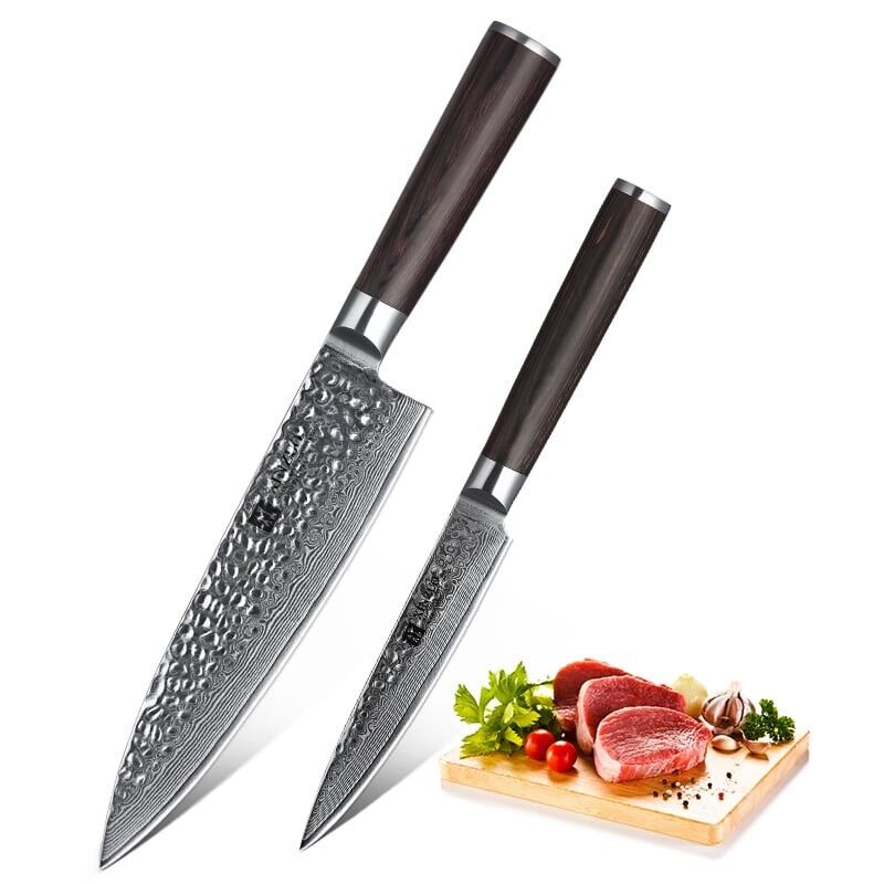 Xinzuo Damascus 2-piece set, B1H He Series