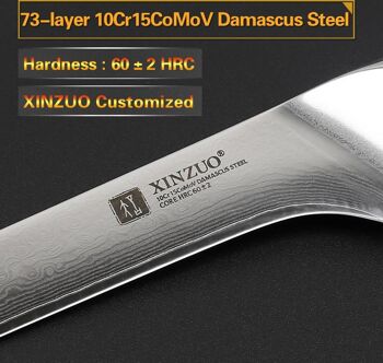 Couteau à filet Xinzuo Damas - Série B13R Yu 3