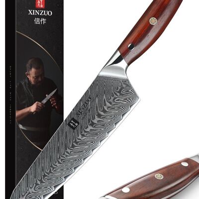 Cuchillo de chef Xinzuo Damascus - Serie B27 Yi