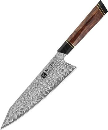 Couteau de chef Xinzuo Damas - Série F2 Zhen 4