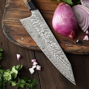 Couteau de chef Xinzuo Damas - Série F2 Zhen 6