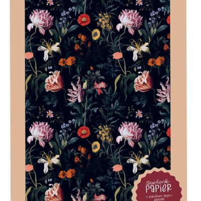 Gift wrap floral