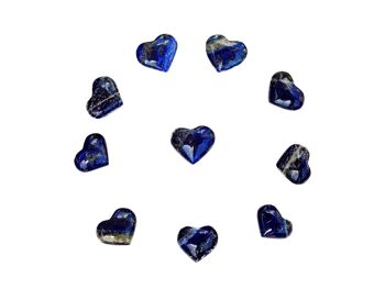 Cristal de cœur Lapis Lazuli (25 mm - 40 mm) 5