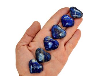 Cristal de cœur Lapis Lazuli (25 mm - 40 mm) 6