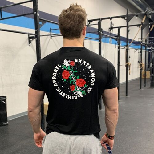 Barbell Rose Unisex T-shirt