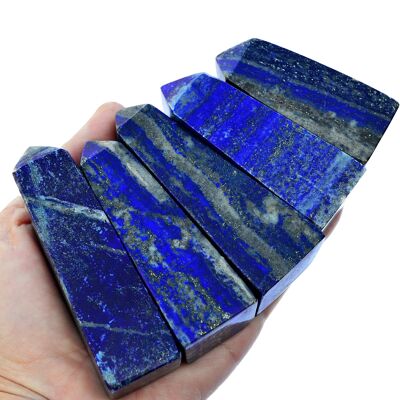 Natürlicher Lapislazuli-Obelisk (100g - 200g)