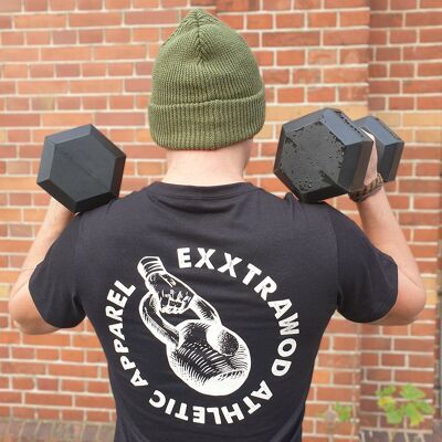 Unisex T-Shirt mit Kettlebell-Logo