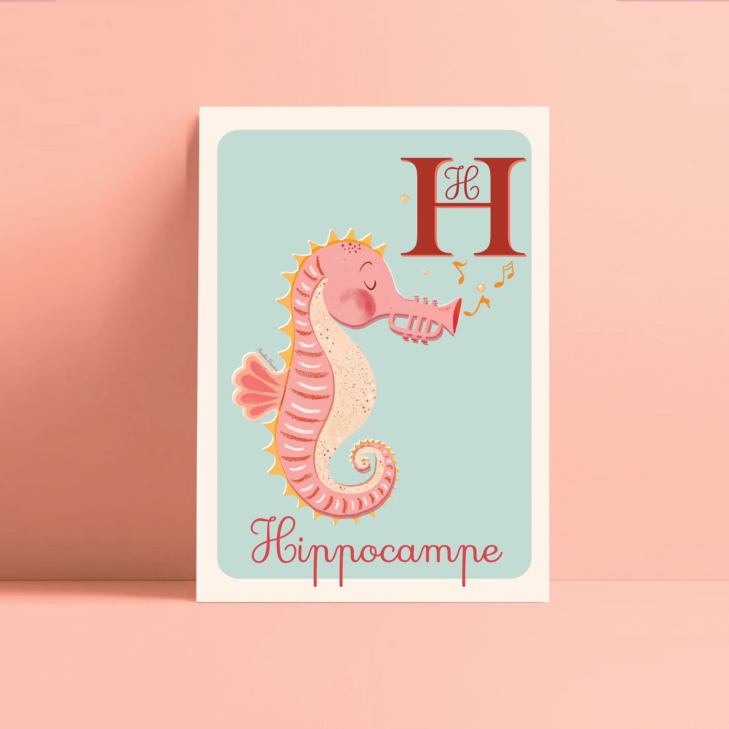 Carta H - Cavalluccio Marino - ABC