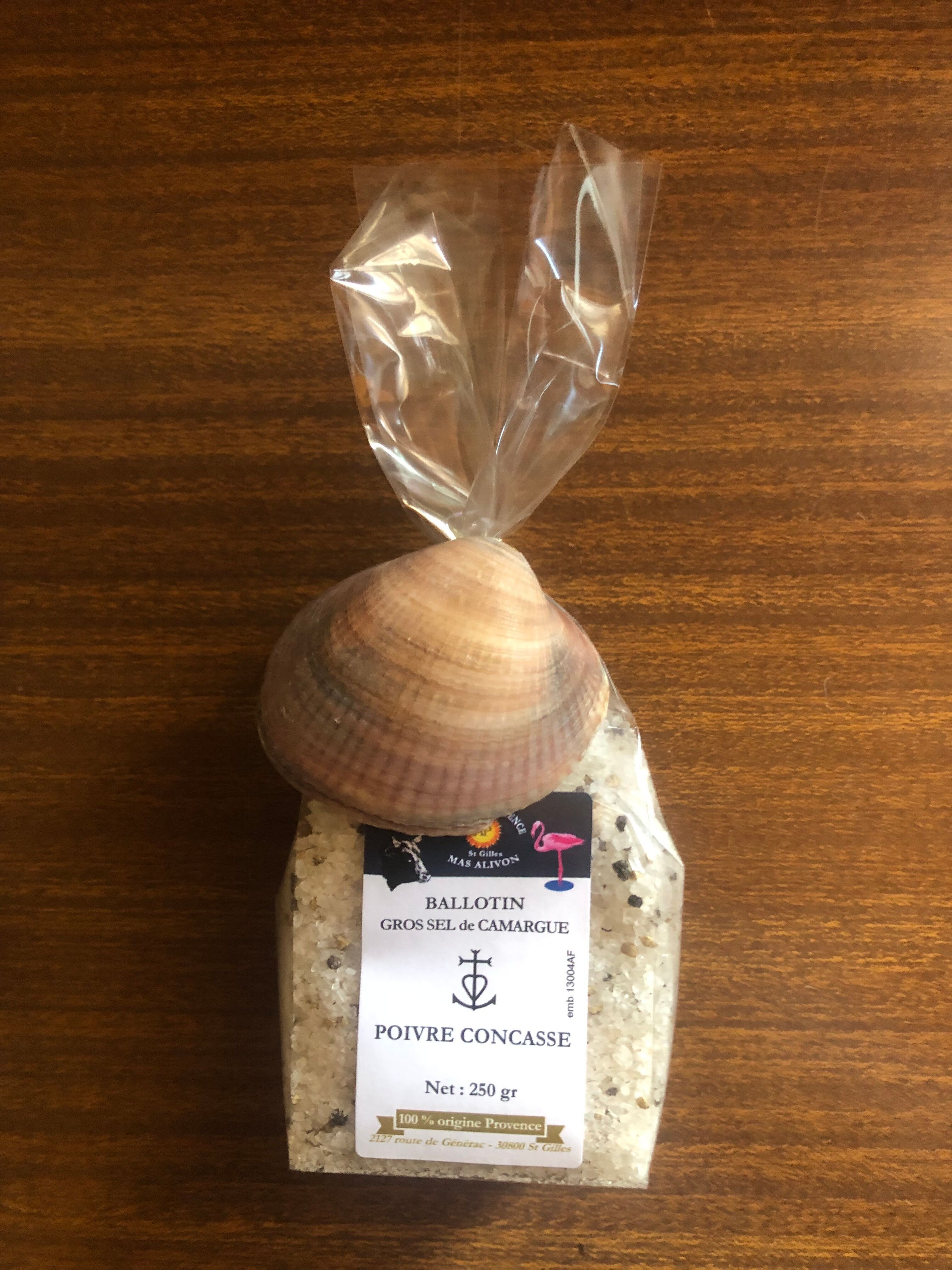 SALE GROSSO E PEPE TRITATO 250G