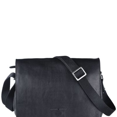 Borsa a tracolla rettangolare Pure Black 1109-20