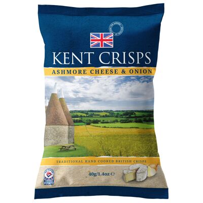 ASHMORE CHEESE & ONION CHIPS 40 GR
