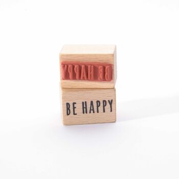 Titre du timbre à motif : Be Happy 1