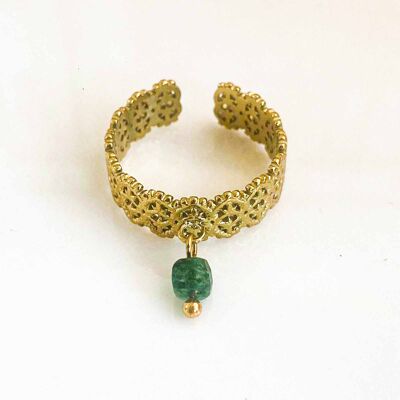 Grüner Maharani-Ring