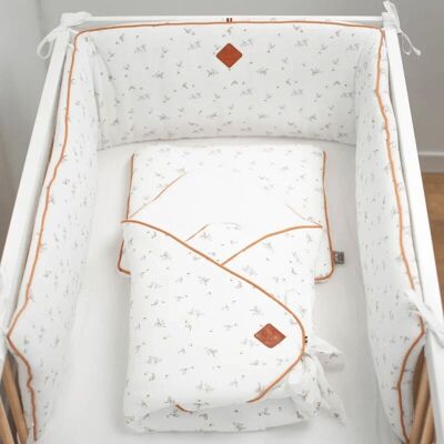 Protector de cama universal de gasa de algodón - Colección Melody