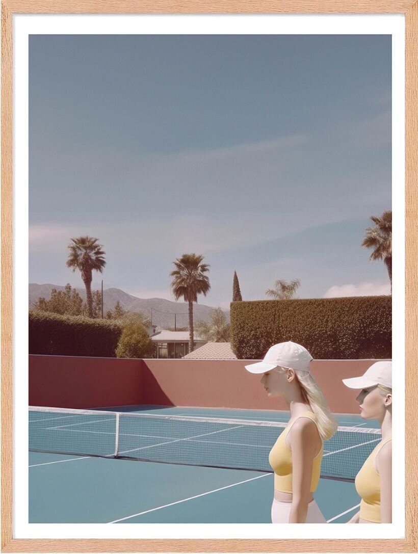 Poster - Retro Tennis 04 (30x40 cm) - Hartman AI