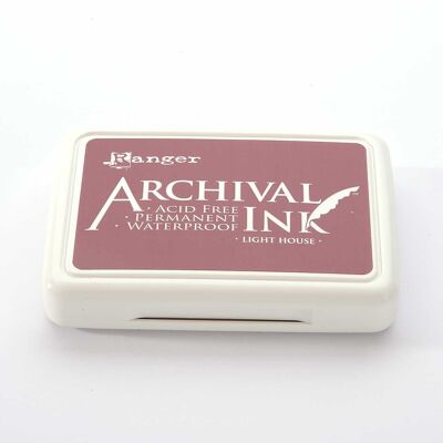 Tampone per timbri a inchiostro d'archivio Ranger - Light House · Faro