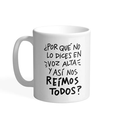 Taza Profe Así nos reímos todos