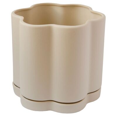 Vaso da fiori Nala beige