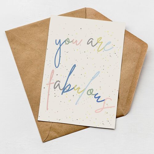 You Are Fabulous Card | Greetings Card