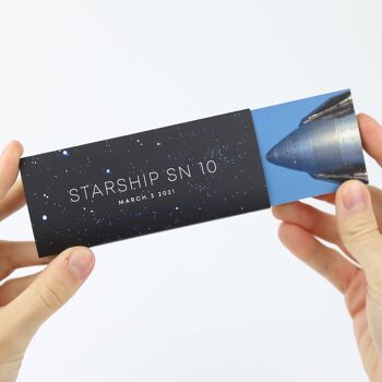 Flipbook du vaisseau spatial SpaceX SN10 3