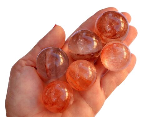 Fire Quartz Sphere (25mm - 40mm)