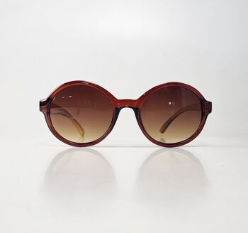 Lunettes de soleil TopTen marron avec pattes dorées SRP106DFBRN 2