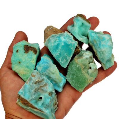 Aragonite blu grezza (20 g - 100 g)