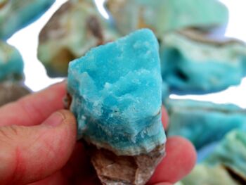 Aragonite bleue brute (20g - 100g) 7