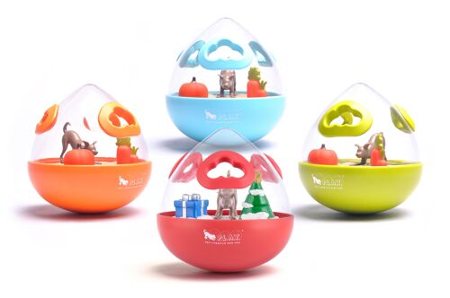 PLAY Wobble Ball Enrichment Treat Toy