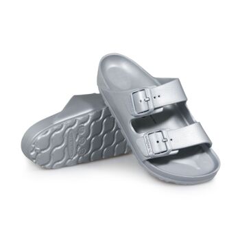 Guêpes New Coachella gris argenté. Boucles de sandales Bio EVA 3