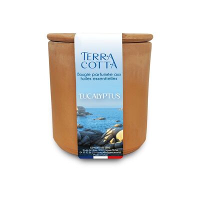 Candela 180g TERRA COTTA EUCALIPTO