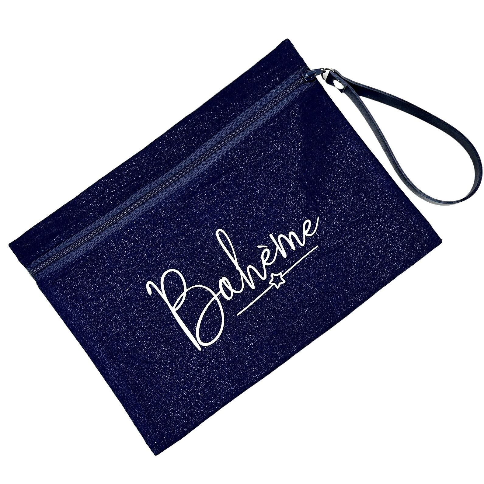 Pouch M, “Bohème” Sparkling navy