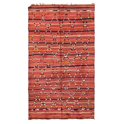 Tapis Kilim Berbere marocain pure laine 126 x 208 cm