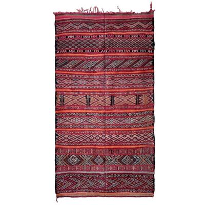 Tapis Kilim Berbere marocain pure laine 150 x 285 cm