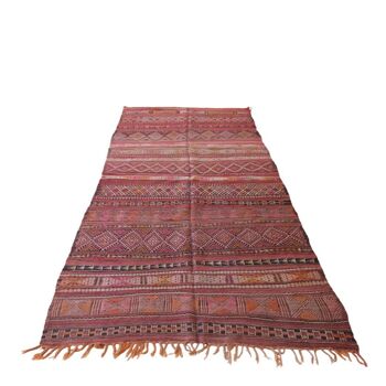 Tapis Kilim Berbere marocain pure laine 168 x 360 cm 5