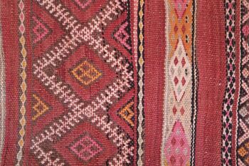 Tapis Kilim Berbere marocain pure laine 168 x 360 cm 7