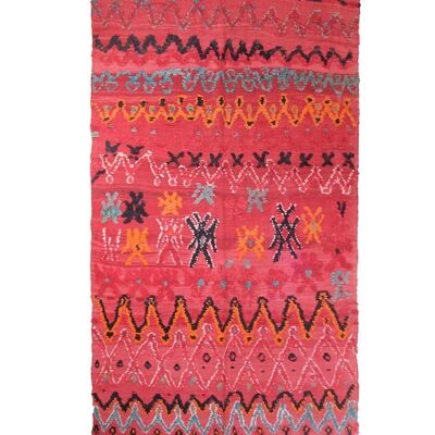 Tappeto berbero Kilim marocchino in pura lana 177 x 232 cm