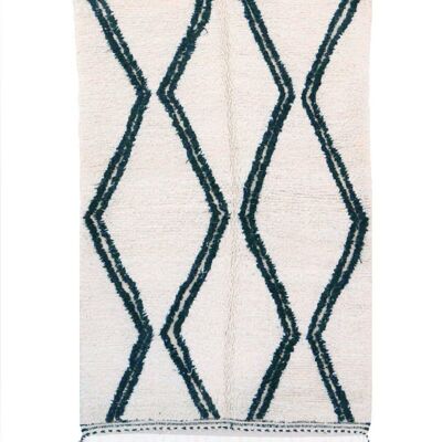 Tappeto berbero marocchino in pura lana 151 x 243 cm