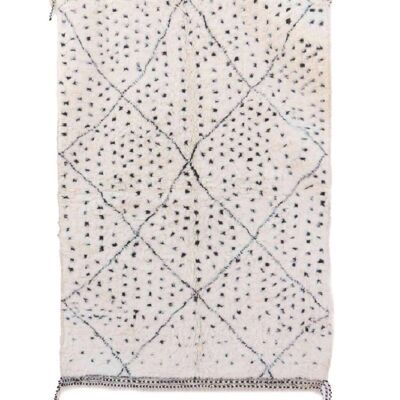 Alfombra bereber marroquí de pura lana 158 x 245 cm