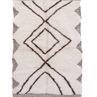 Tappeto berbero marocchino in pura lana 158 x 249 cm