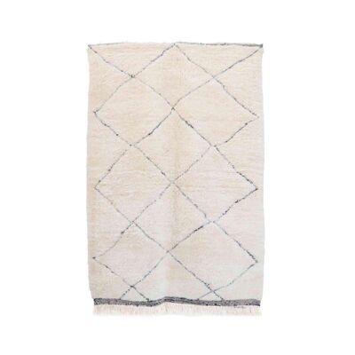 Tappeto berbero marocchino in pura lana 161 x 242 cm